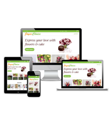 One page retail webshop for rent